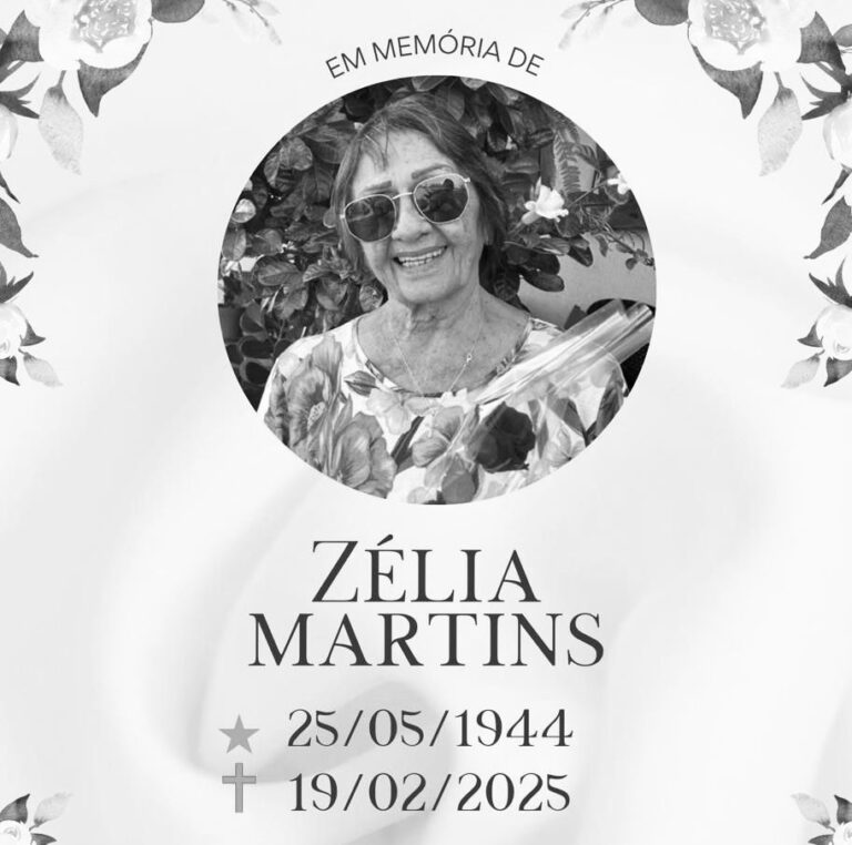 Zelia Rolf Nota de Pesar: Zélia Martins - Sindprevs RN